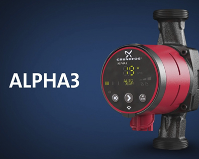 GRUNDFOS ALPHA3 с модулем связи