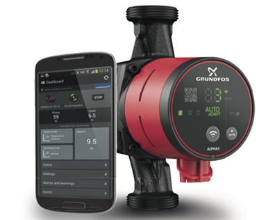 Новинки насосов GRUNDFOS ALPHA